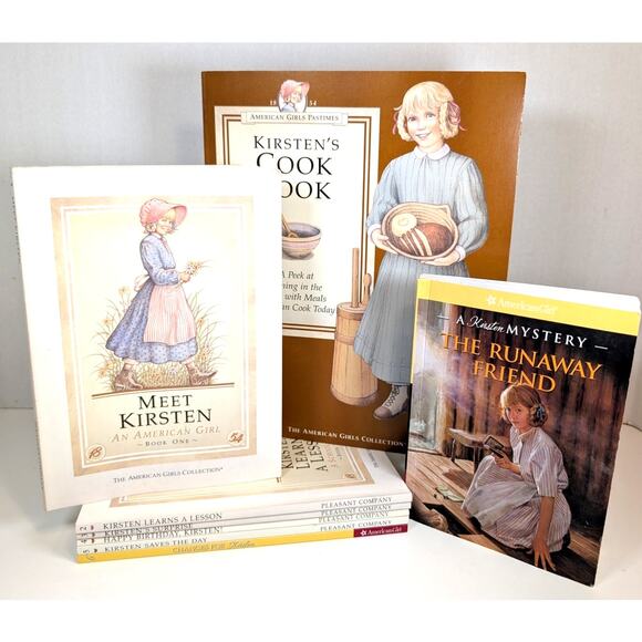 Complete Set American Girl KIRSTEN Books Series by Janet Shaw+Mystery+Cook Book - Picture 1 of 5